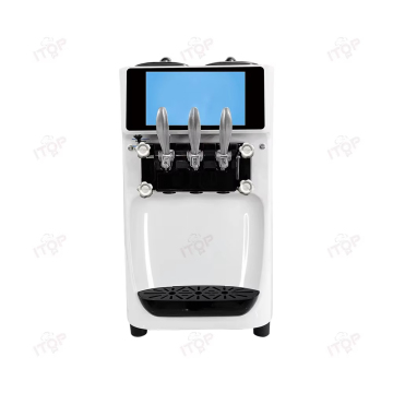 10 INC LCD Touch Skrin Kecekapan Tinggi Soft Ice Cream Machine Philippines