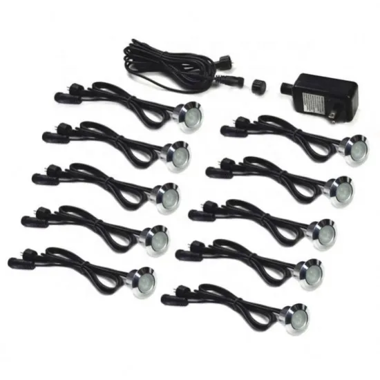 Mini DC12V 0.25W Round LED Deck Stair Light for Parks