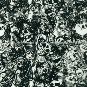 Skulls Pattern Water Transfer Printing Hydro Graphics Film width 100cm GWA23-1