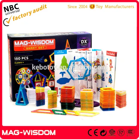 150pcs magwisdom magnetic construction tiles toys for kids