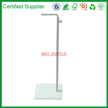 white powdered metal stand / white display rack