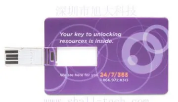 credit card webkey with full color printing