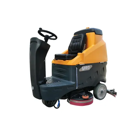 Ride-On Electric Road Sweeper