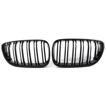 Black Double Slat Grille for BMW 2 Series F22 F23 (2014-2018)