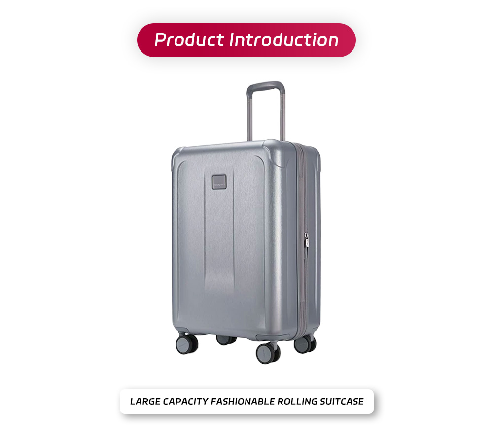 68-Large Capacity Fashionable Rolling Suitcase-x