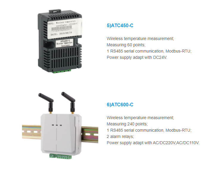 Acrel wireless temperature system is suitable for 3-35kV indoor switchgears