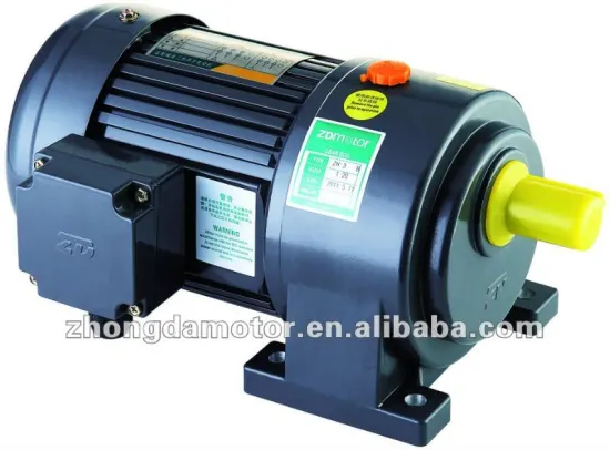 quiet ac small motors with gearbox