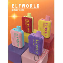 Нэг удаагийн Vape Elf Shoce Caky 7000 ширхэг цэврүү тамхи татдаг