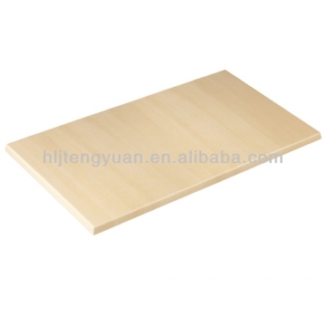 Heat Pressured Wildly Used Fast Food Restaurant Coffee Shop Square Cheap Wood Table Top