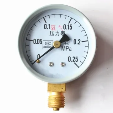 high quality Medical oxygen pressure gauge bourdon tube pressure gauge gas pressure gauge made in ningbo china