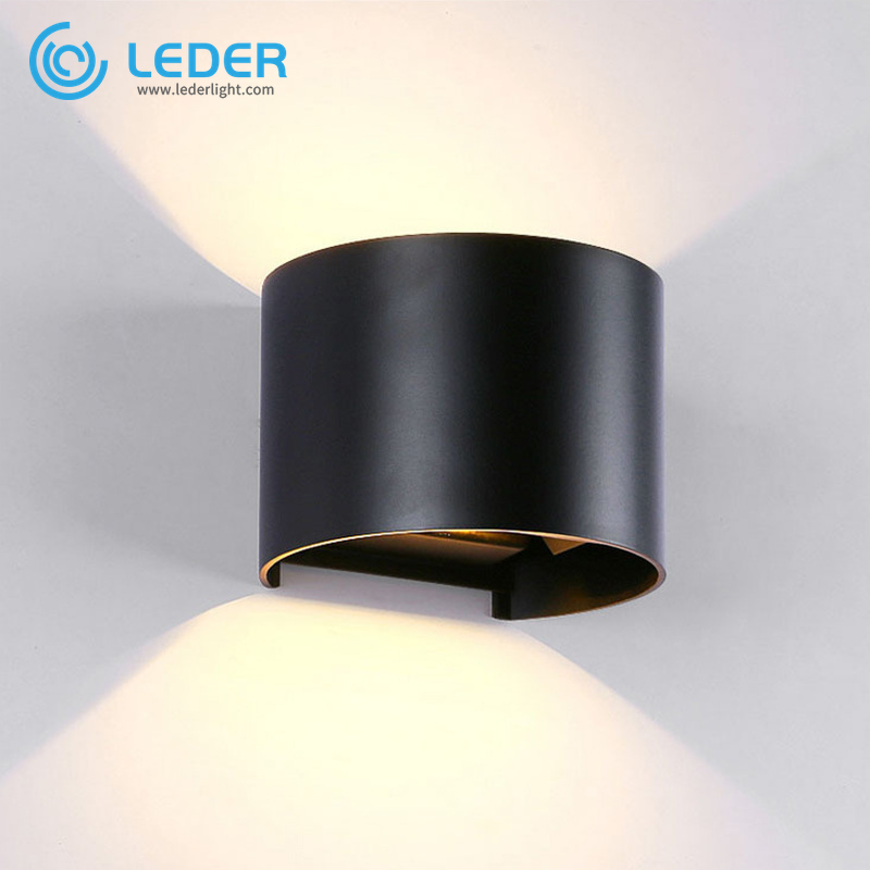 LEDER 12W LED شمعدانات الأجهزة السوداء الأضواء