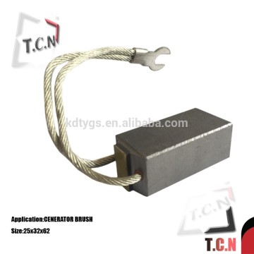 25x32x65mm high copper content generator carbon brush
