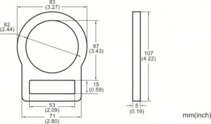 Decorative Shower Silent Hardware Metal Curtain Ring For Bath