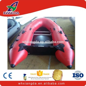 red pvc inflatable paddle racing boat