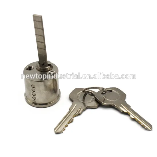 High quality brass key round cylinder lock with round body