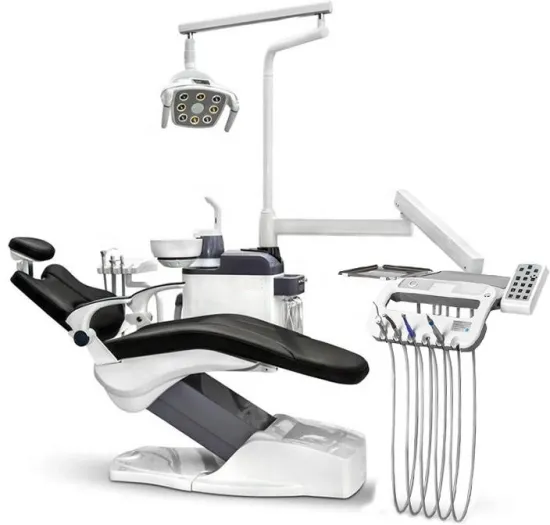 Secure Design Premium Safety Electric Dental Chair Unit with LED Lamp: Integral Dental Unit