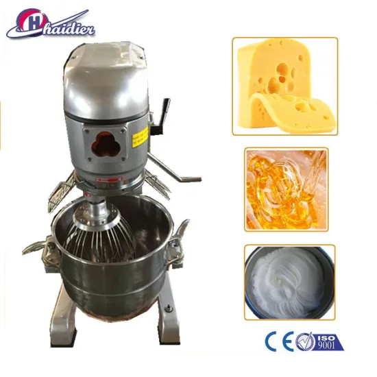 Industrial Electric Dough Cake Mixers Making Sweet Pastries for Small Bakery
