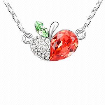 Gemstone Jewelry with Swarovski Crystal and Rhinestones, Customized Designs are Accepted