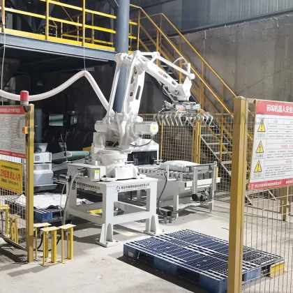 ABB Estun Palletizer Stacking Machine for Cement Bags and Carton Cases