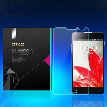 0.2mm 2.5D curved angle tempered-glass mobile phone screen protectors for LG Optimus G Pro F240K