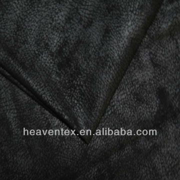 HX03006 100% polyester fake leather suede fabric