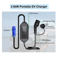 Portable Car Charger 3.5kW AC Portable EV Charger With Screen Supplier