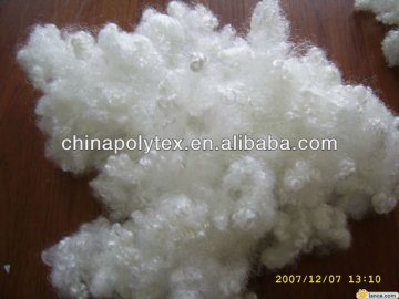 100% polyester staple fiber raw white