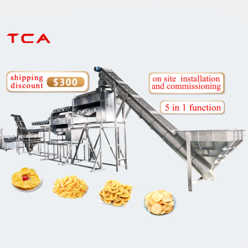 TCA CE Certified High Quality Fully Automatic Potato Chips Production Line Machine