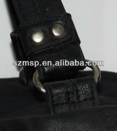 Ladies canvas and PU hobo bag