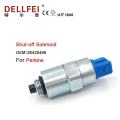 Válvula solenoide de corte de combustible de 12V 26420469 para Perkins