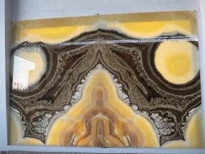 Wall and floor decorative black onyx gem stones price