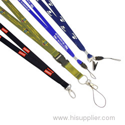 Promotional Nylon Lanyard Keychains 