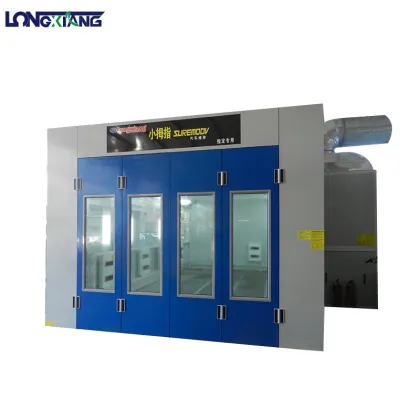 large bus spraybooths with industrial paint systems