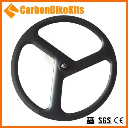 CBK T700 lightweight carbon fiber 700C road track 3 spoke bicycle wheel