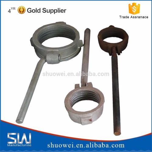 Adjustable scaffold shoring prop jack nut