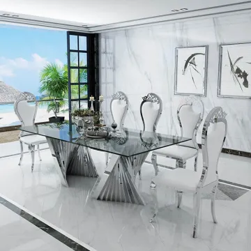 Wholesale High Back Stainless Steel Hotel Banquet Chairs