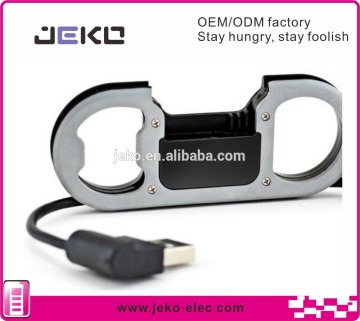Good quality bottle opener USB cable special USB cable creative gift