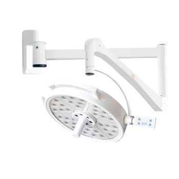 Single Dome Wall-Mounted Emergency Medical Dental Lamp with 36 LED Bulbs - 100000 LUX