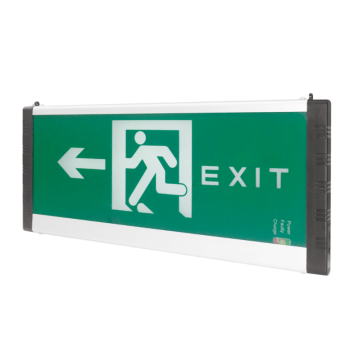 Emergency exit lights with emergency drive power