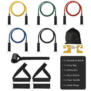 Suaicheantas Custom11 Pcs Eacarsaich Band Resistance Set