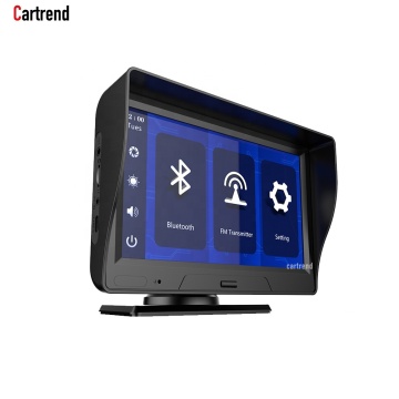 Monitor do CarPlay sem fio: gravador DVR, Android Auto, exibição do painel, interface de câmera reversa para carros e caminhões