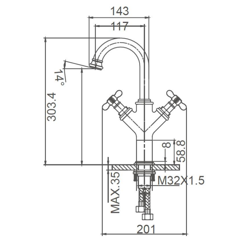 bathroom mixer tap