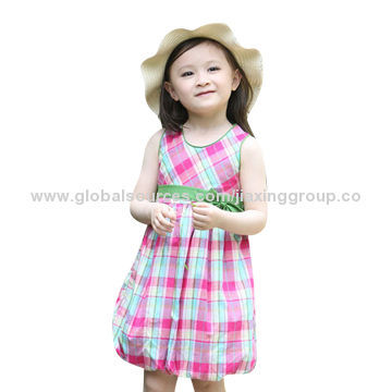 Girls' Dress, Comfortable, Leisure and Breathable, Soft, Available in Various Designs