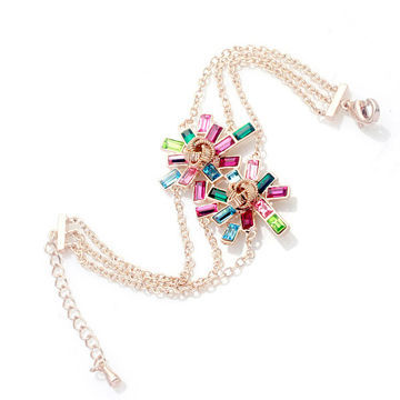 Hipanema bracelets, big flower charm