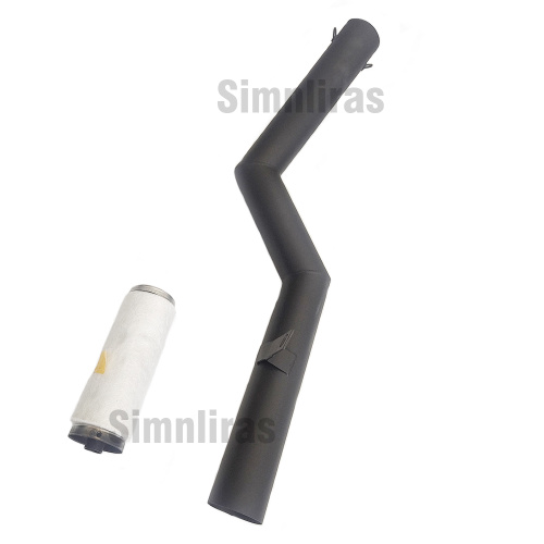 Schwarz Complete 4 in 1 Edelstahlableitungsmuffler für Kawasaki GPZ750S 1983-1985 1981-1982 Kawasaki Z750RS