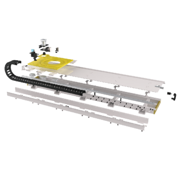 500KG Payload Robot Guide Rail with 2000MM Reach for CNC Machines and 6-Axis Industrial Robots