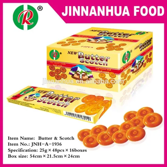 butter and scotch sweet candy