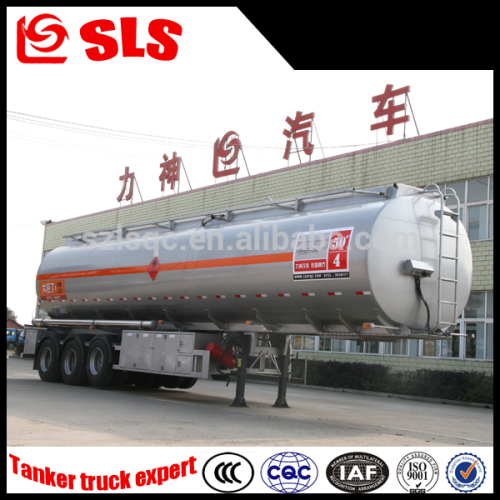 50M3 Aluminum tanker trailer, fuel tanker car trailer from tanker trailer manufacturers