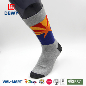 2015! Classical Design Cotton Custom Men Crew Sock in high quality!
