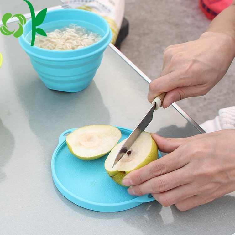 Eco-friendly Durable Travel Silicone Folding Bowl